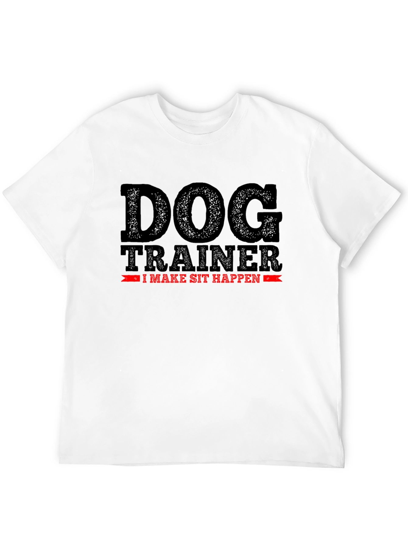 Camiseta Negra: Entrenador de Perros