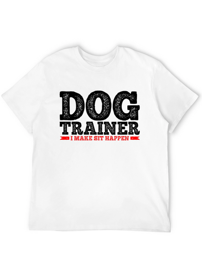 Camiseta Negra: Entrenador de Perros