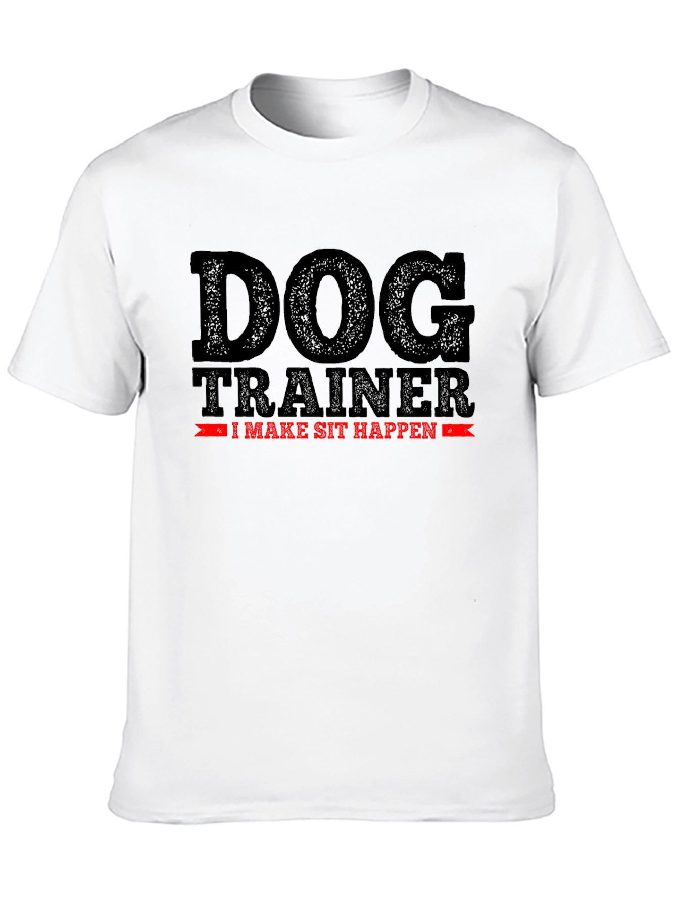 Camiseta Negra: Entrenador de Perros