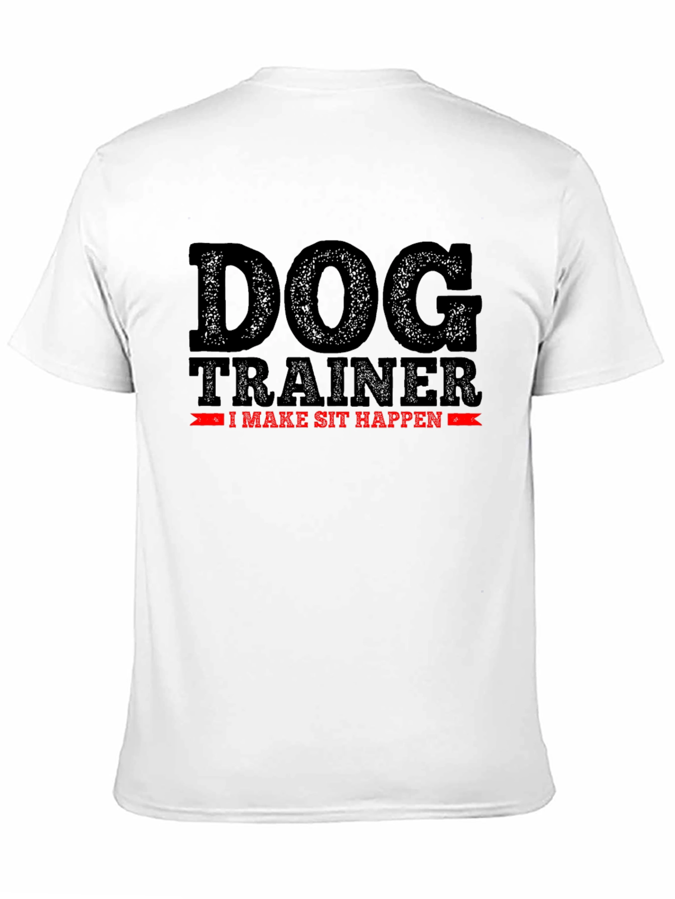 Camiseta Negra: Entrenador de Perros
