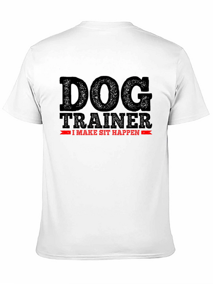 Camiseta Negra: Entrenador de Perros