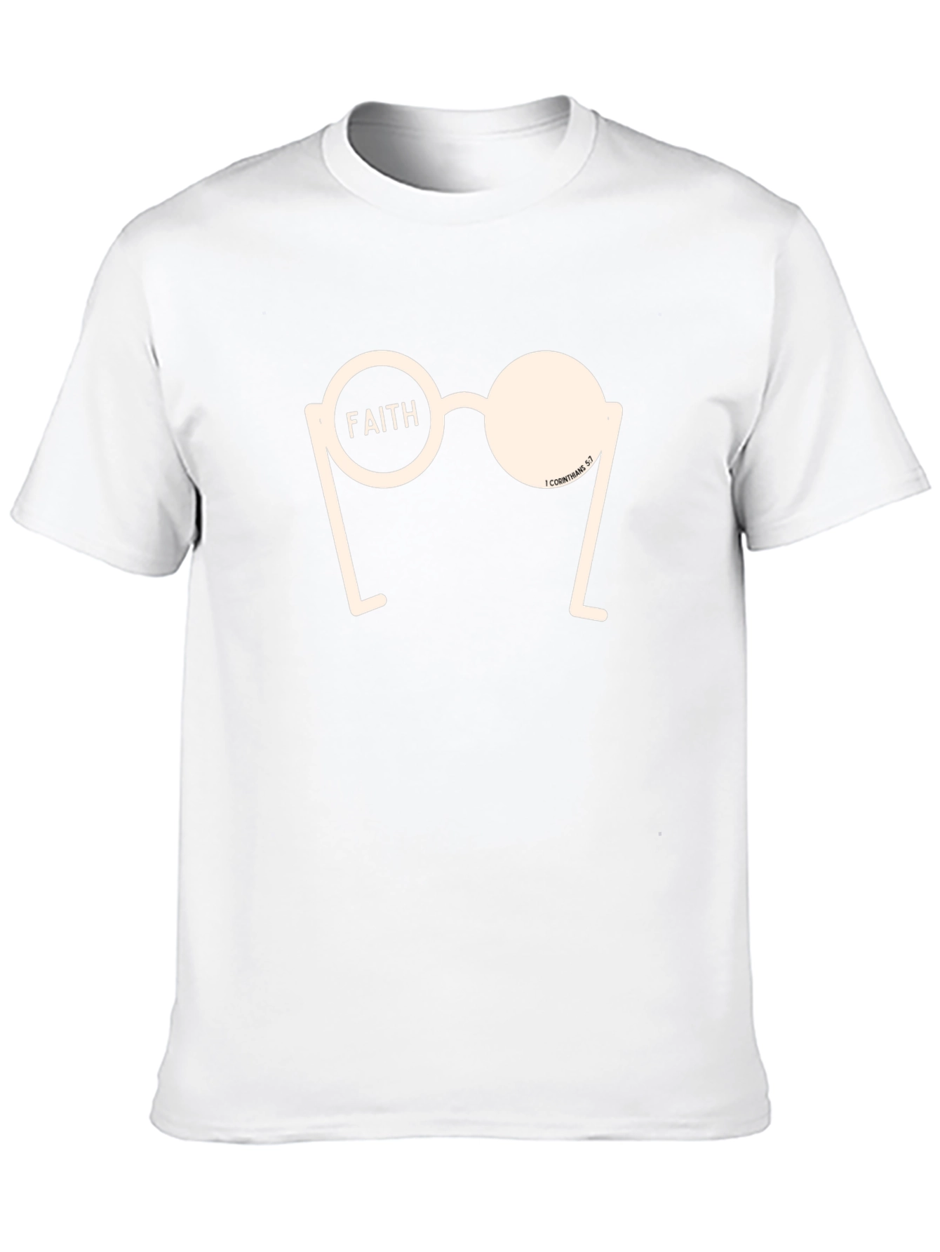 Camiseta Negra con Diseño Gráfico Fe