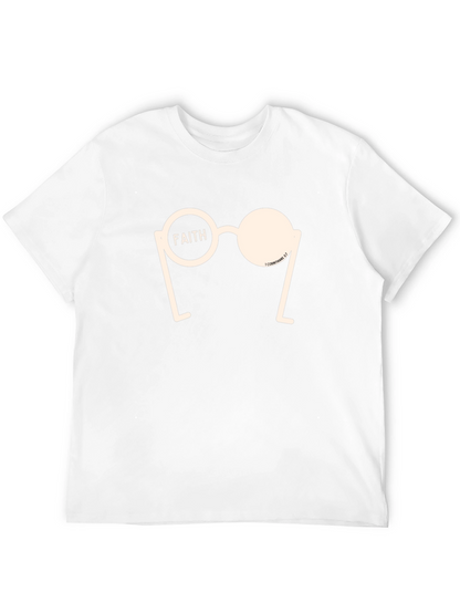 Camiseta Negra con Diseño Gráfico Fe