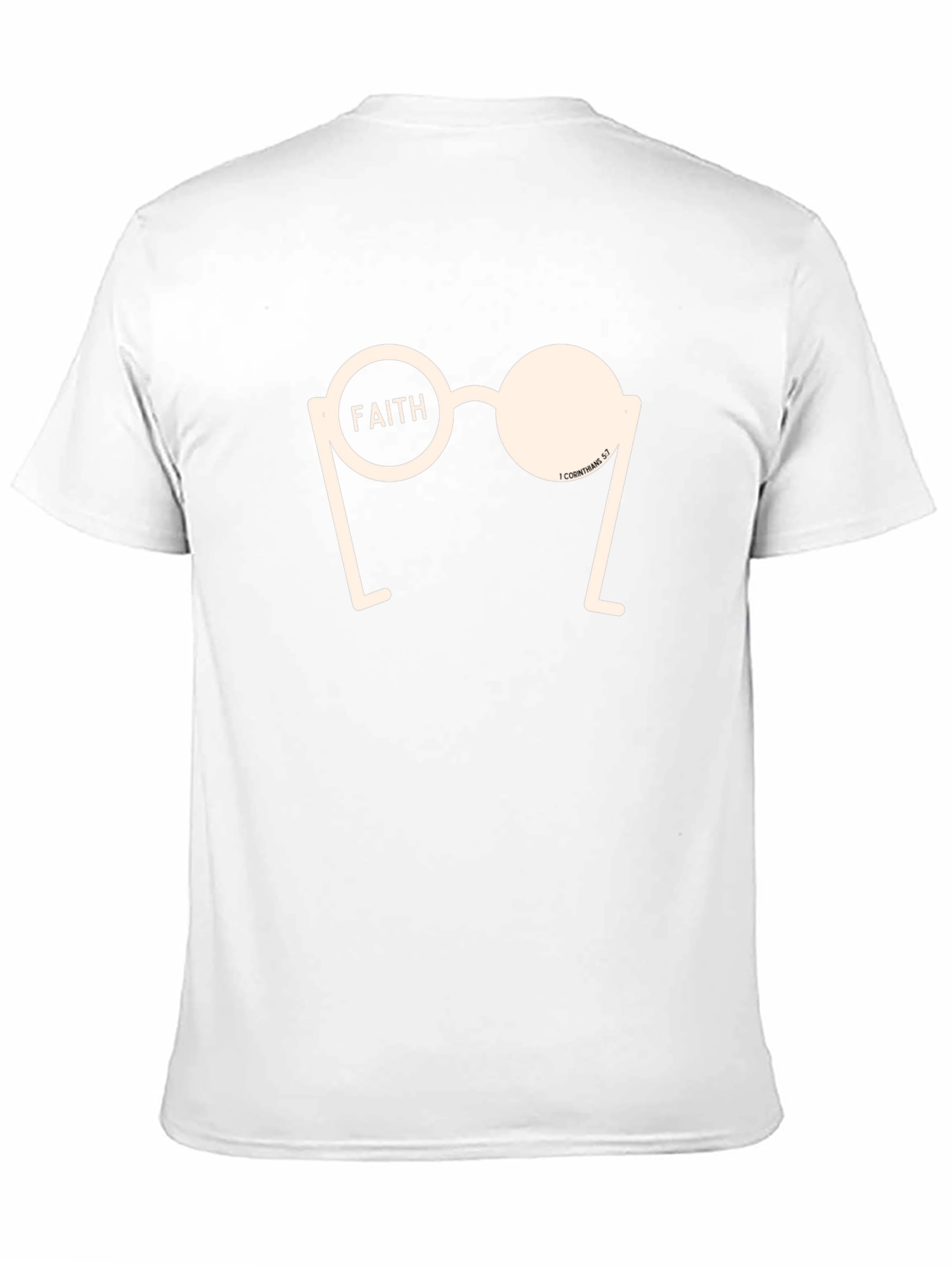 Camiseta Negra con Diseño Gráfico Fe