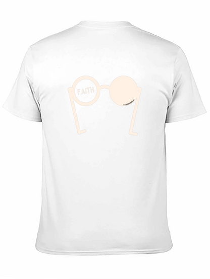 Camiseta Negra con Diseño Gráfico Fe