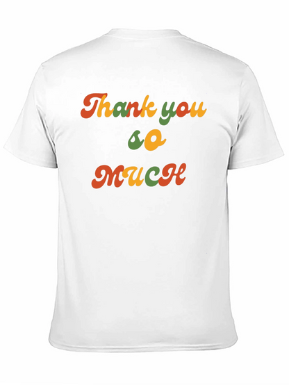 Camiseta Negra Retro Thank you so much