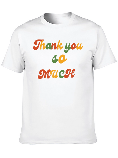 Camiseta Negra Retro Thank you so much