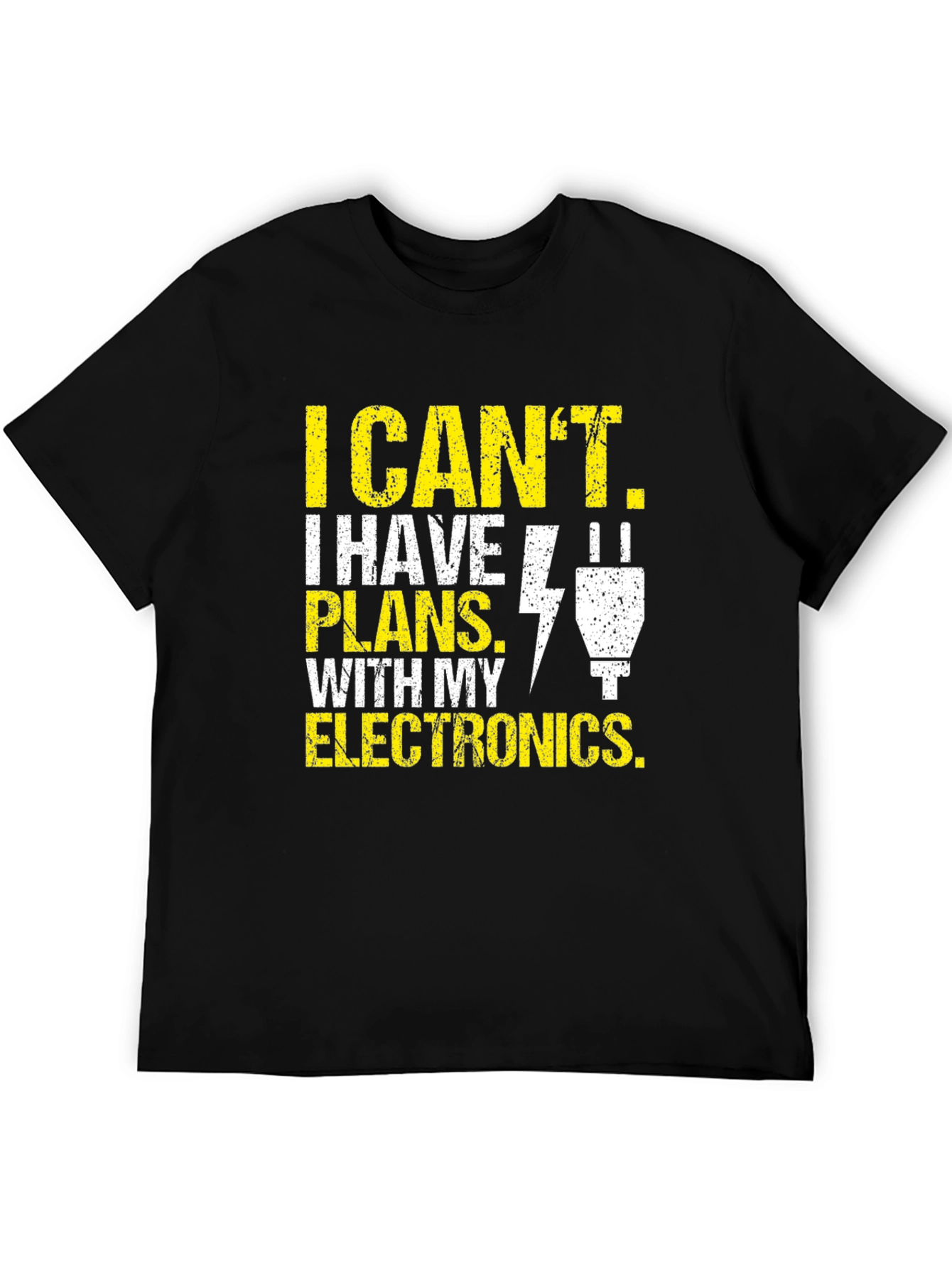 Camiseta de Hombre: Electrónica - Tengo Planes