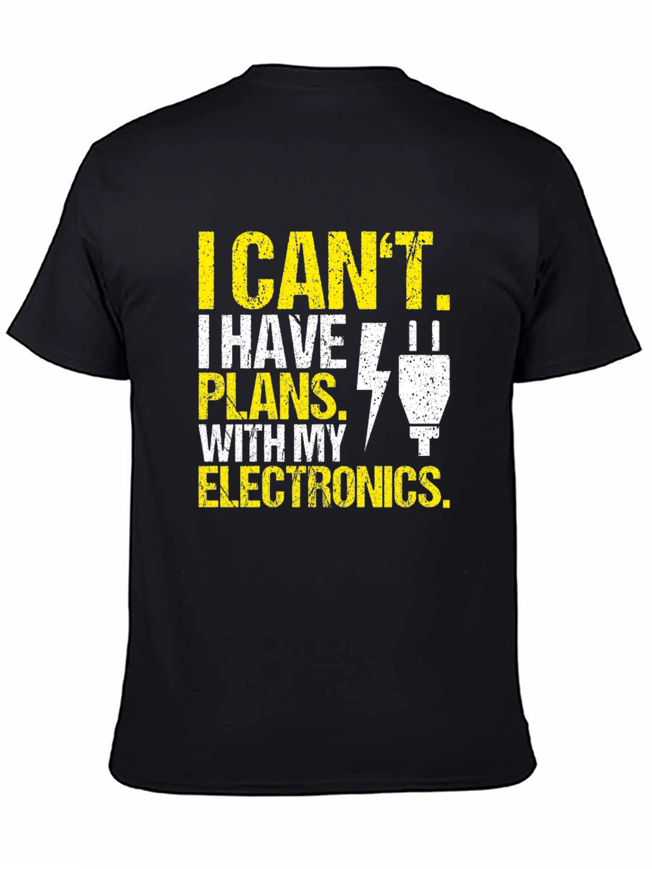 Camiseta de Hombre: Electrónica - Tengo Planes
