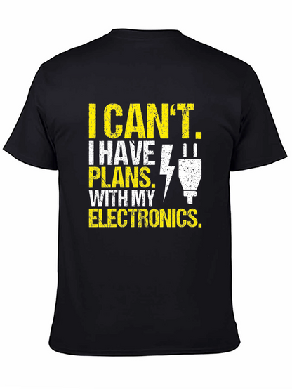 Camiseta de Hombre: Electrónica - Tengo Planes