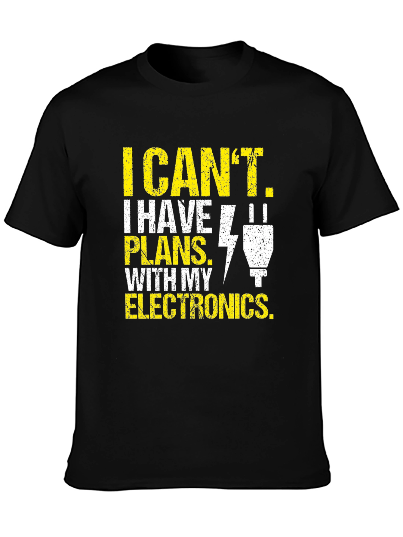 Camiseta de Hombre: Electrónica - Tengo Planes
