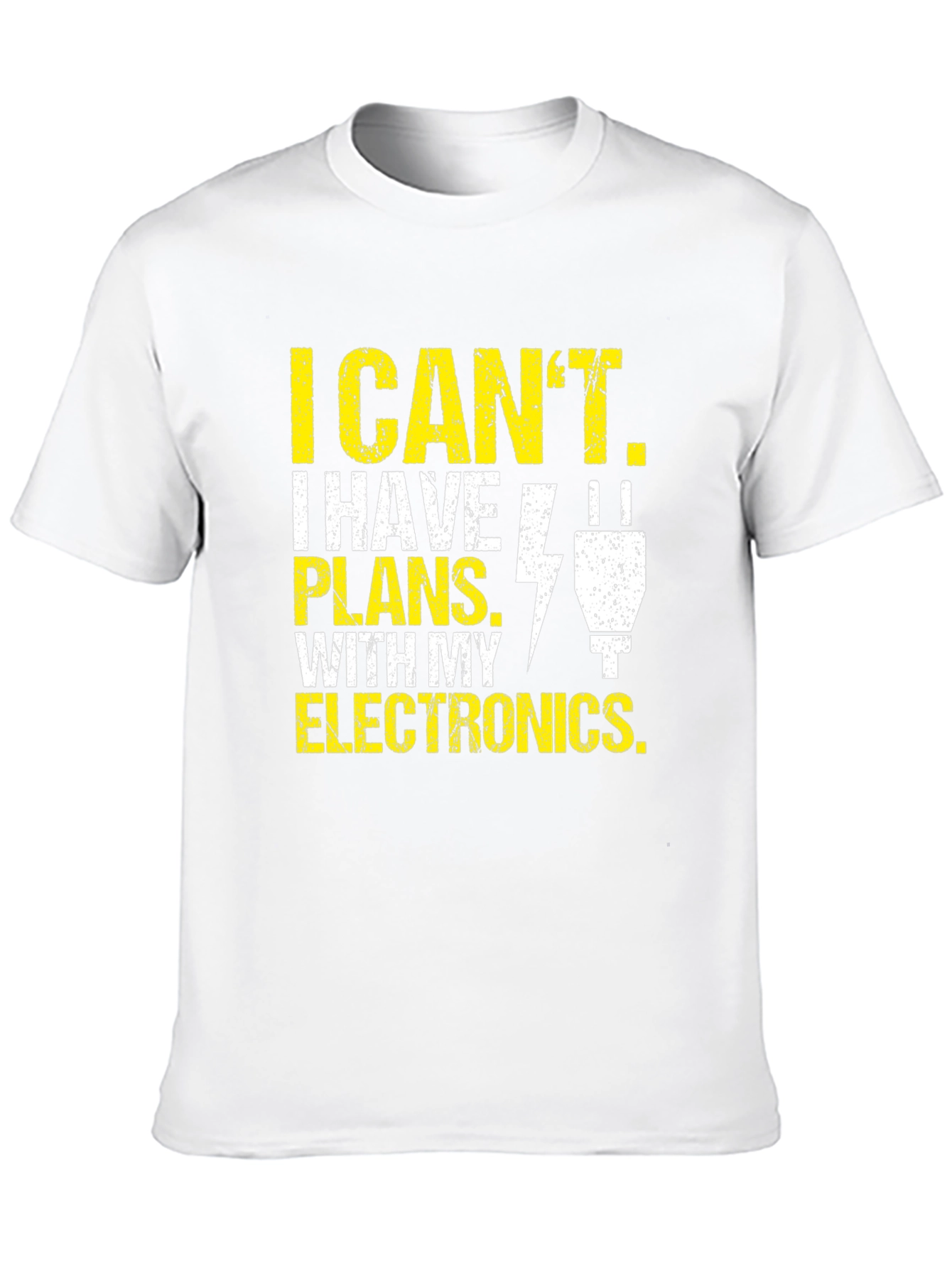 Camiseta de Hombre: Electrónica - Tengo Planes
