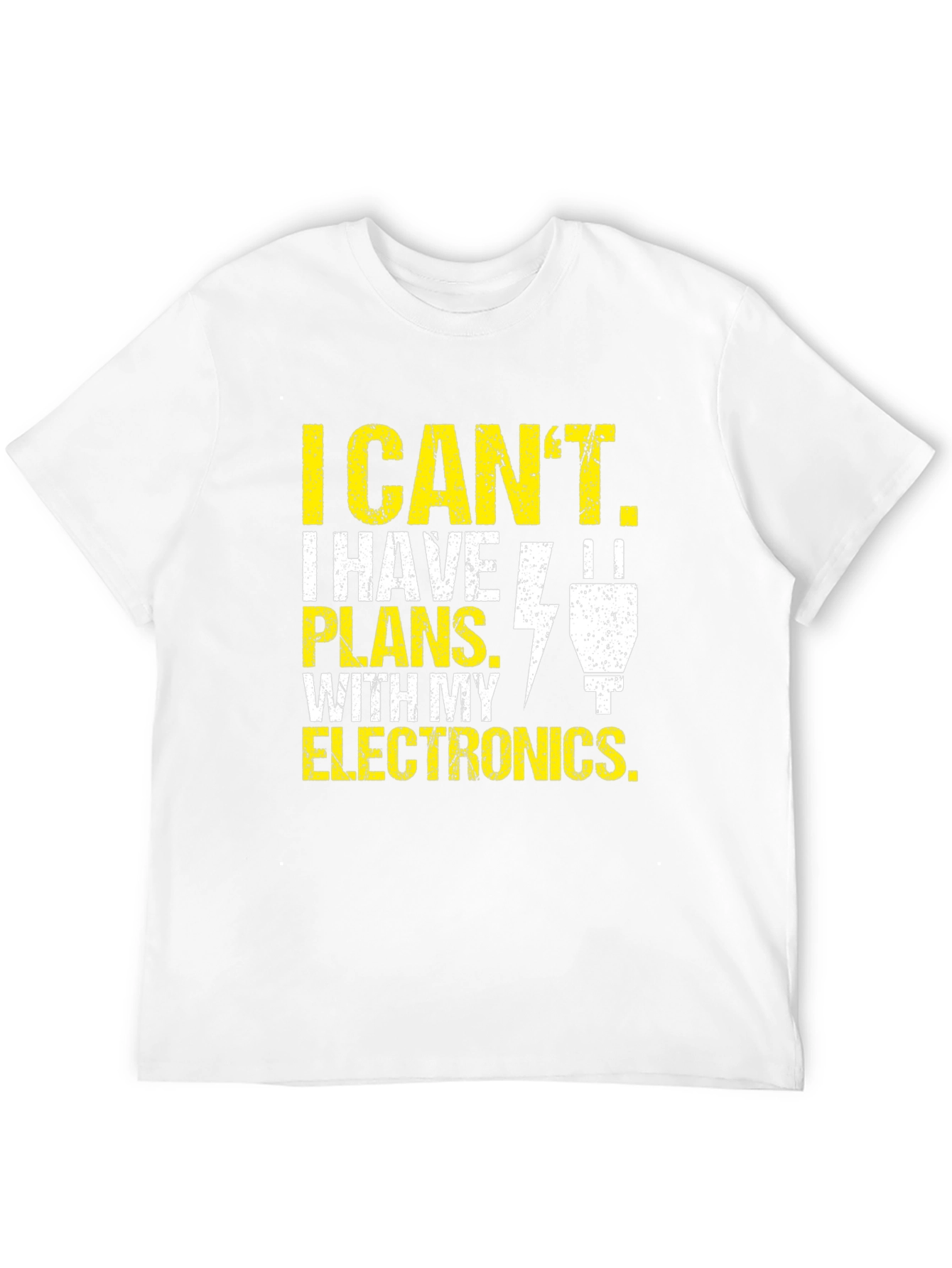 Camiseta de Hombre: Electrónica - Tengo Planes