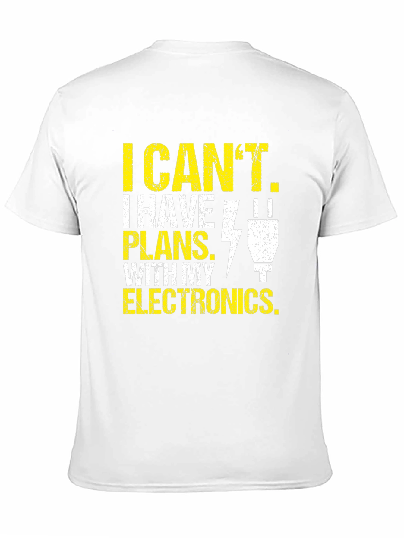 Camiseta de Hombre: Electrónica - Tengo Planes