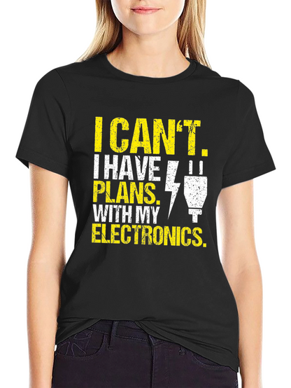 Camiseta de Hombre: Electrónica - Tengo Planes