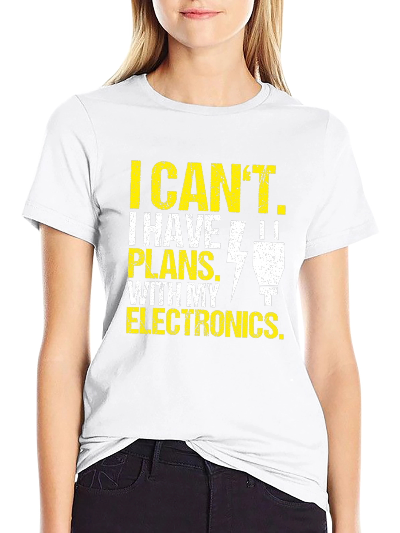 Camiseta de Hombre: Electrónica - Tengo Planes