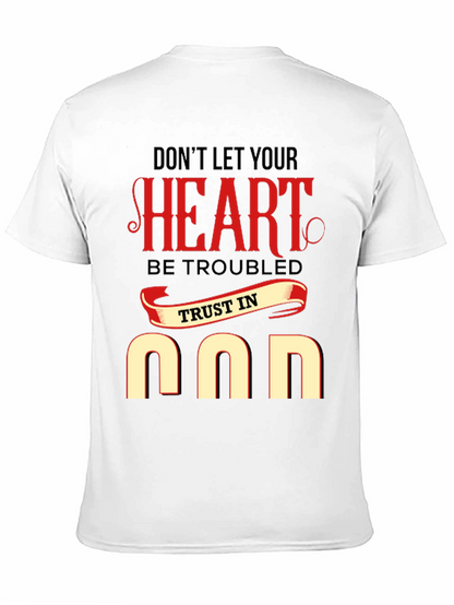 Camiseta Negra: Corazón y Confianza