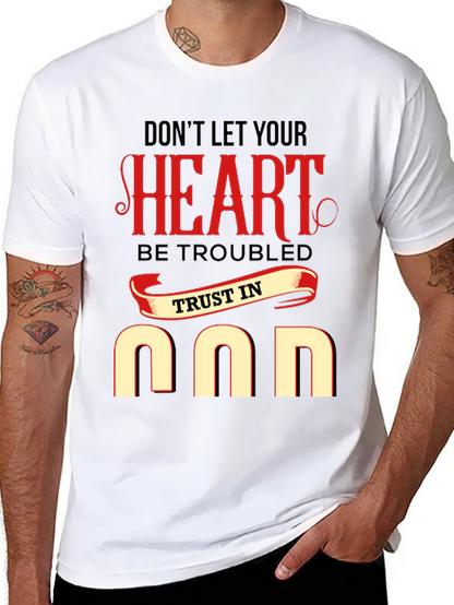 Camiseta Negra: Corazón y Confianza