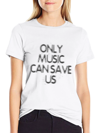 Camiseta Negra Only Music Can Save Us