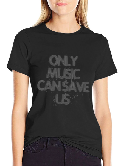 Camiseta Negra Only Music Can Save Us