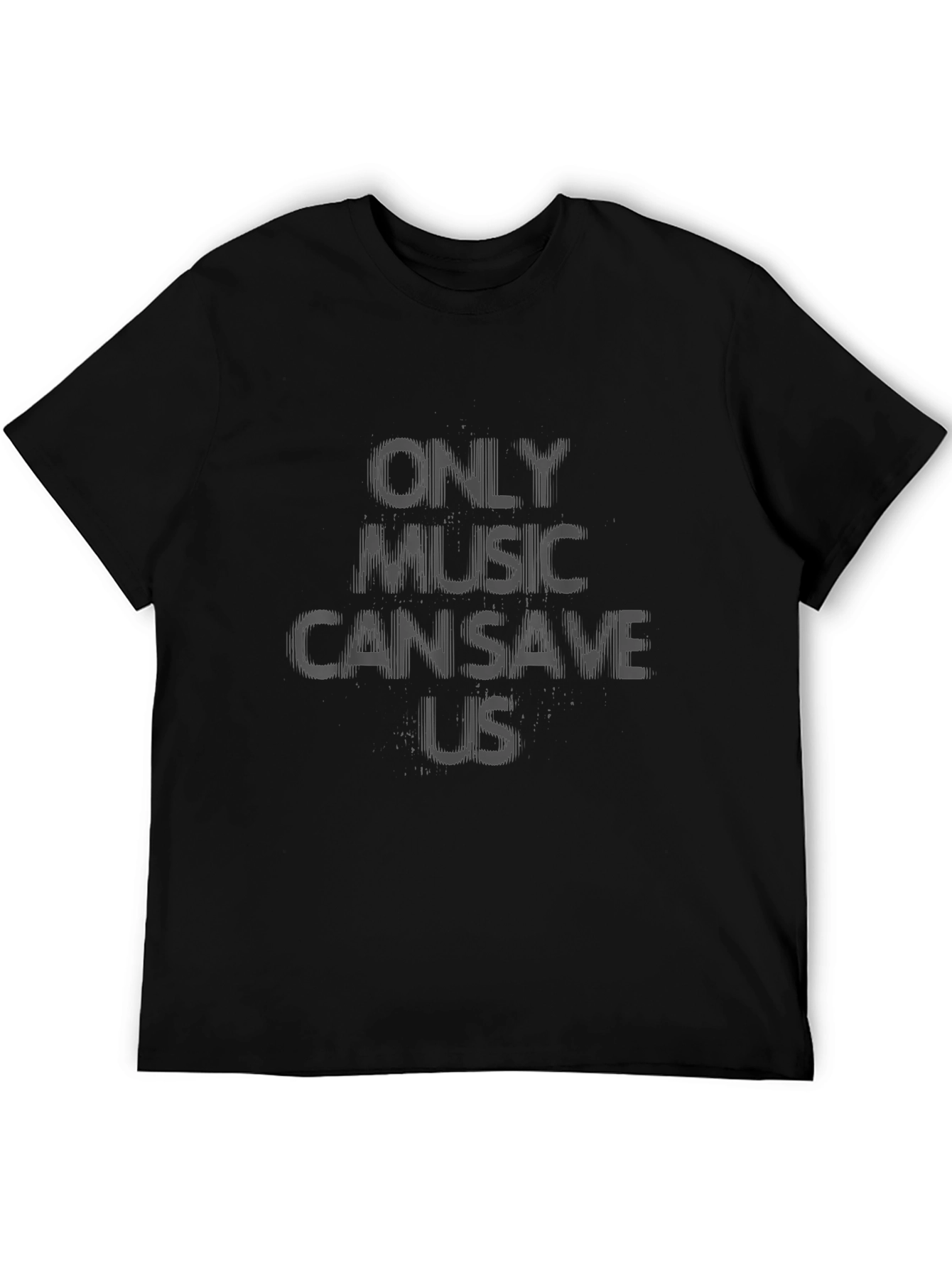 Camiseta Negra Only Music Can Save Us