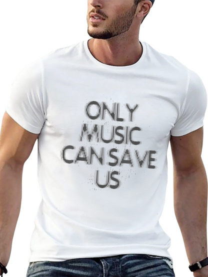 Camiseta Negra Only Music Can Save Us