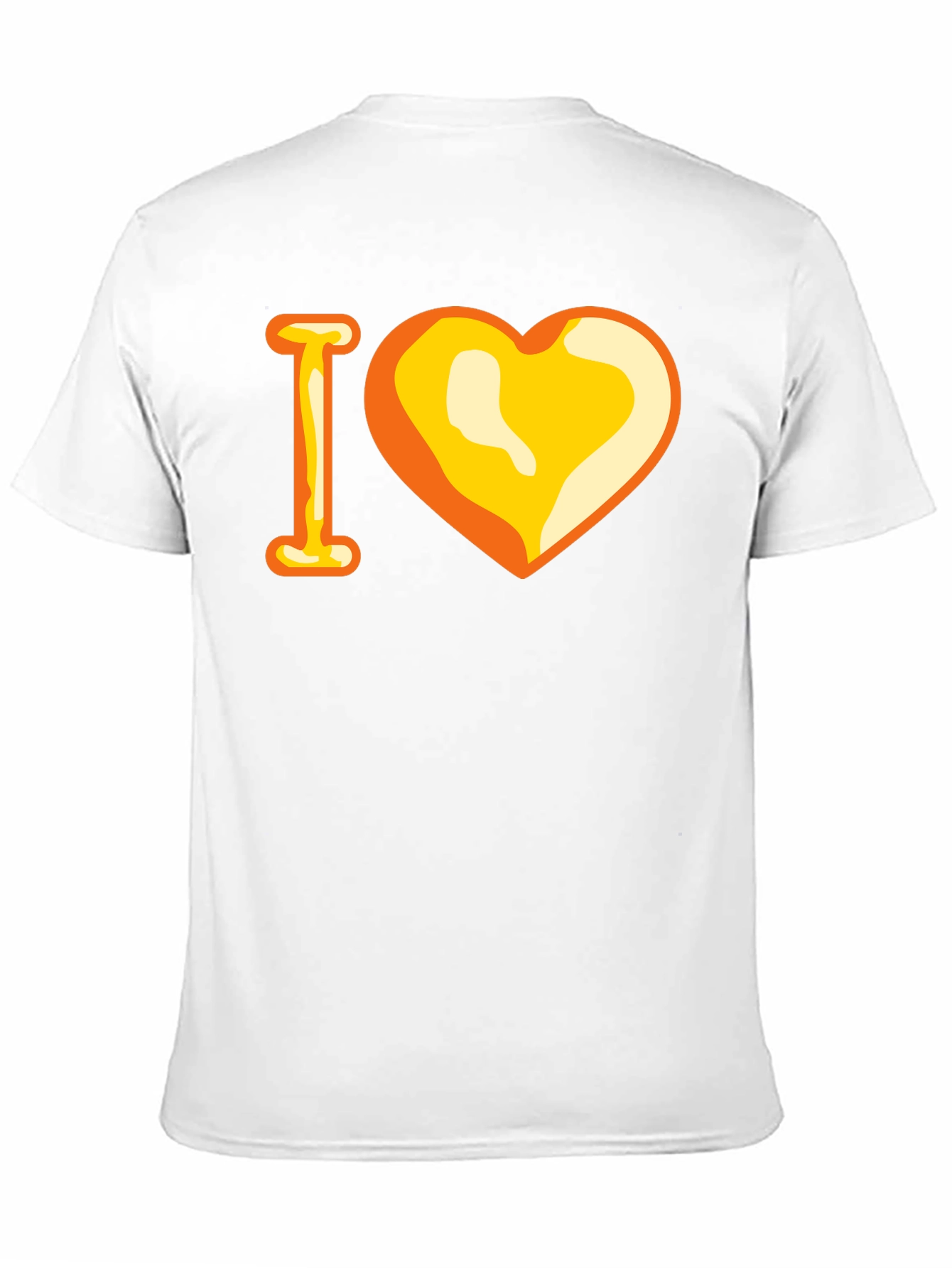 Camiseta Negra con Diseño I Corazón