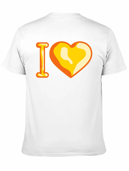 Camiseta Negra con Diseño I Corazón