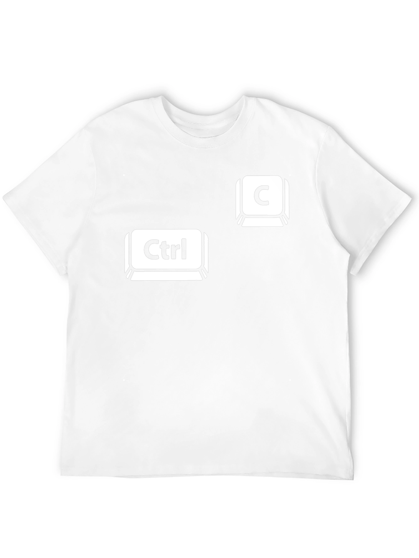 Camiseta Negra Ctrl + C Copiar Pegar