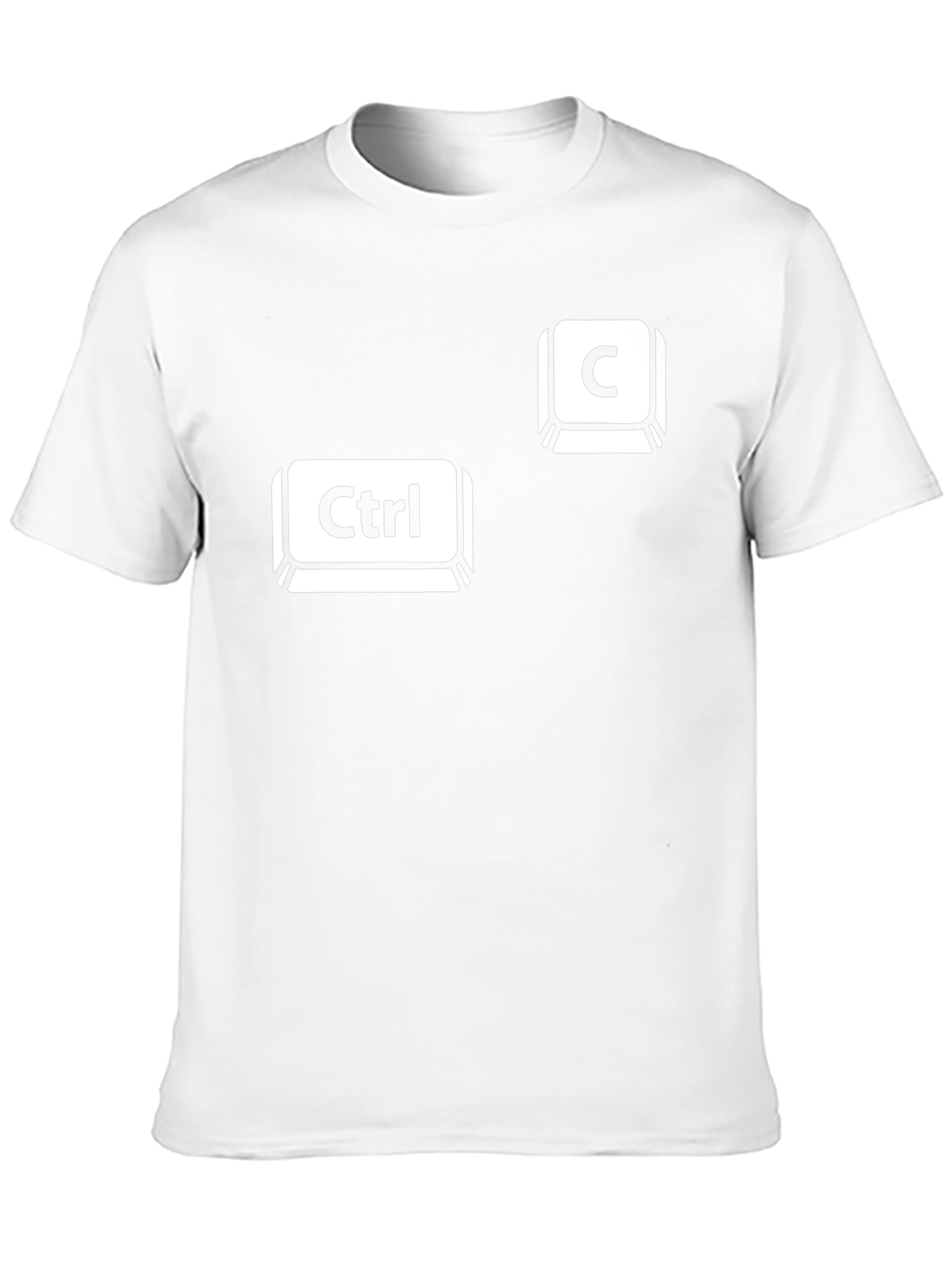 Camiseta Negra Ctrl + C Copiar Pegar