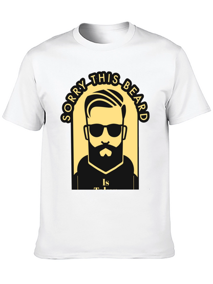 Camiseta Negra Lo Siento Esta Barba Está Ocupada