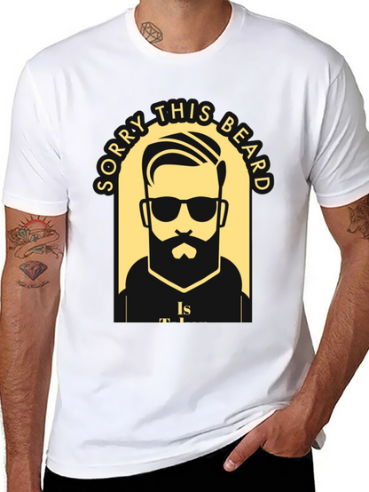 Camiseta Negra Lo Siento Esta Barba Está Ocupada