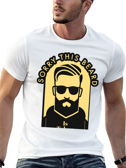Camiseta Negra Lo Siento Esta Barba Está Ocupada
