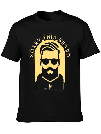 Camiseta Negra Lo Siento Esta Barba Está Ocupada
