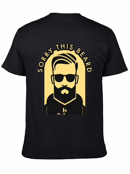 Camiseta Negra Lo Siento Esta Barba Está Ocupada