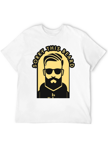 Camiseta Negra Lo Siento Esta Barba Está Ocupada