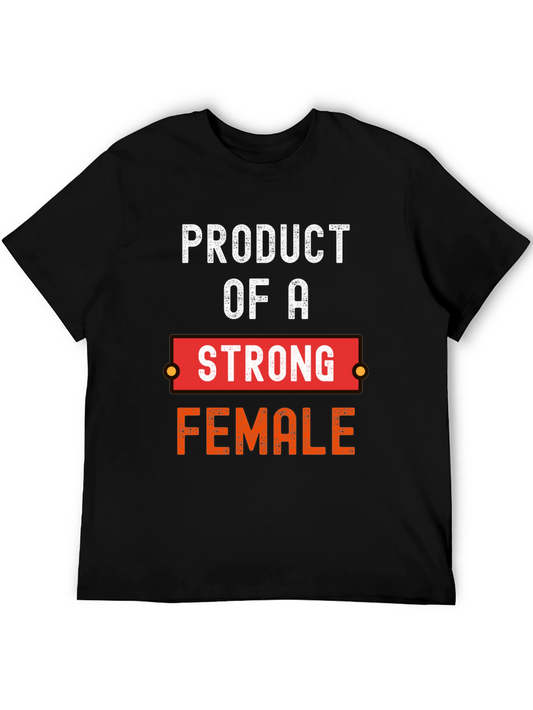 Camiseta Negra: Producto de una Mujer Fuerte