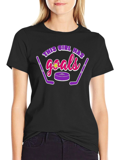 Camiseta Negra Esta Chica Tiene Goles