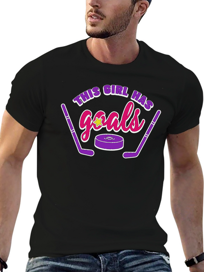 Camiseta Negra Esta Chica Tiene Goles