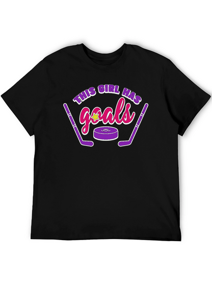 Camiseta Negra Esta Chica Tiene Goles