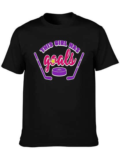 Camiseta Negra Esta Chica Tiene Goles