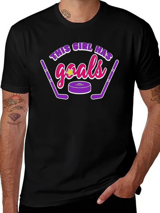 Camiseta Negra Esta Chica Tiene Goles