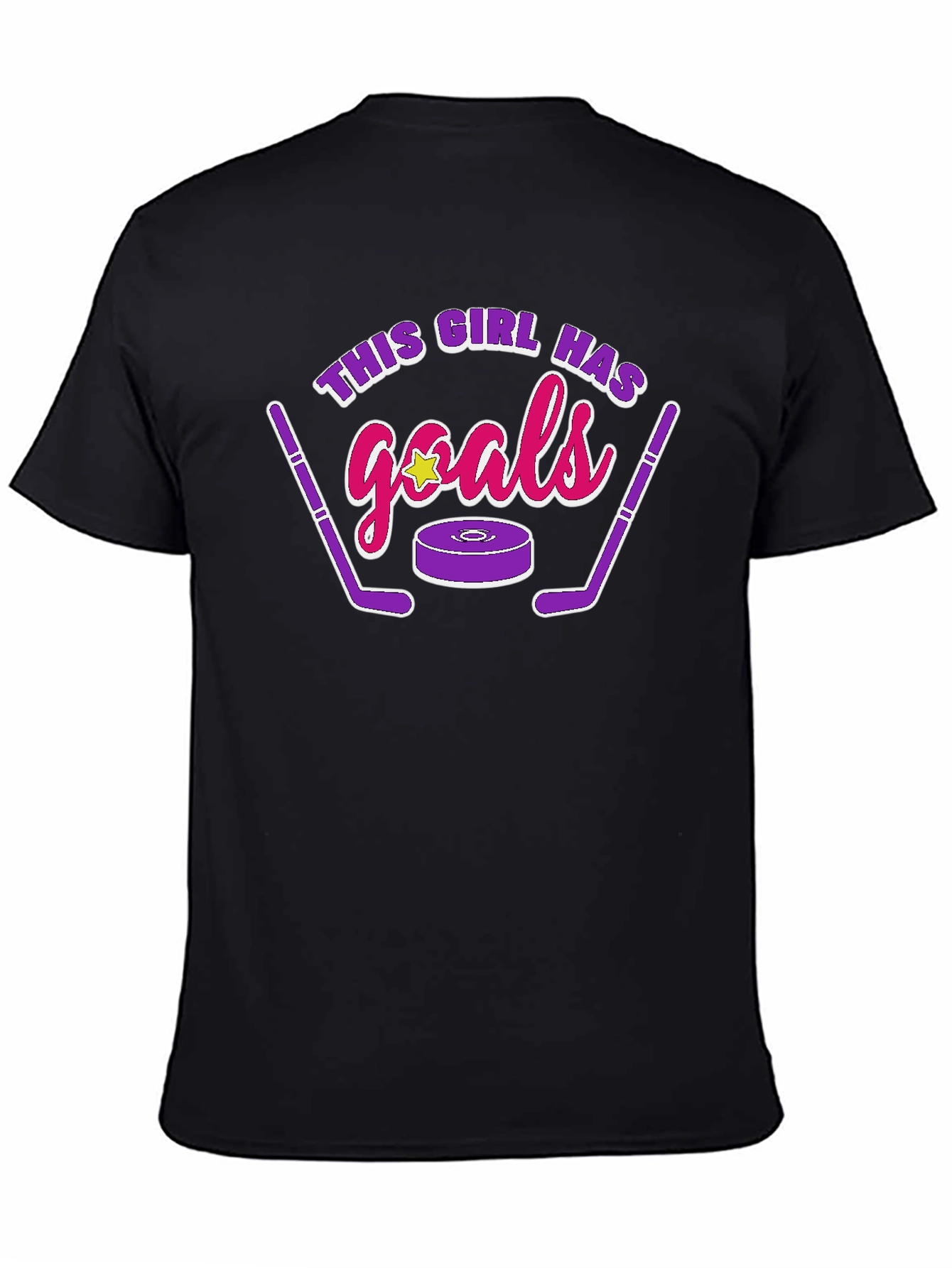 Camiseta Negra Esta Chica Tiene Goles