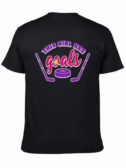 Camiseta Negra Esta Chica Tiene Goles