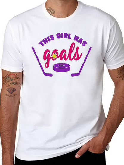 Camiseta Negra Esta Chica Tiene Goles