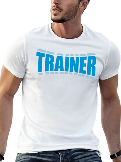 Camiseta Negra Trainer Diseño Moderno