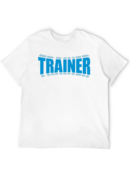 Camiseta Negra Trainer Diseño Moderno