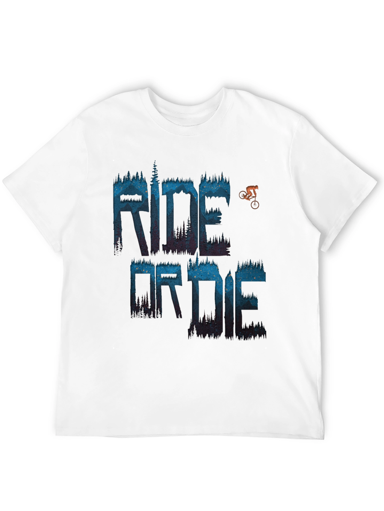Camiseta Negra Ride or Die para Aventureros
