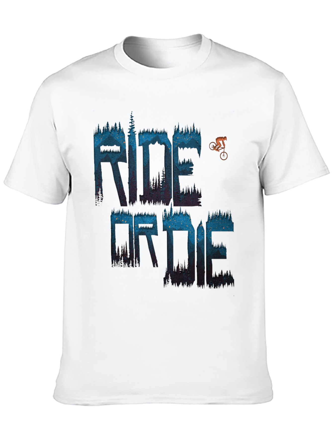 Camiseta Negra Ride or Die para Aventureros