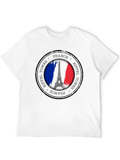 Camiseta Negra Torre Eiffel Francia